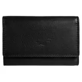 Samantha look Geldbörse Damen Portemonnaie schwarz