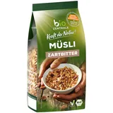 biozentrale Müsli Zartbitter | 5x500g | Mit Kakaonibs & Zartbitterschokolade | Knusprige Vollkornhaferflocken | Hoher Ballaststoffgehalt & Proteinquelle | Vegan | Ohne Rosinen | Recycelbare Verpackung