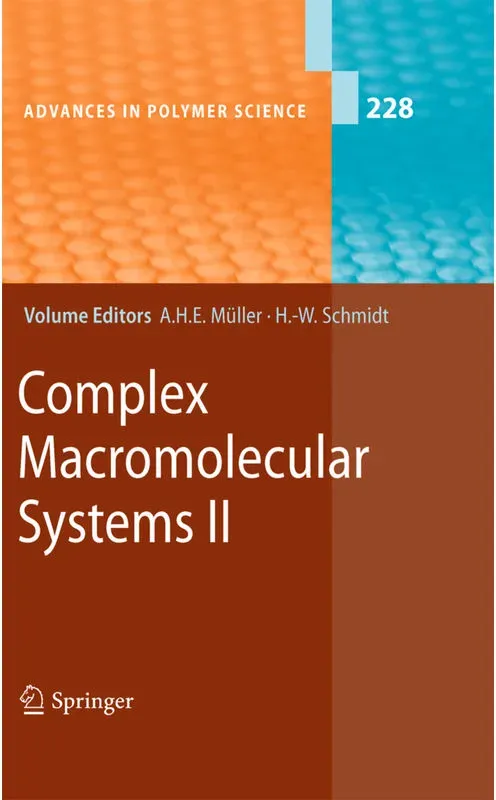 Complex Macromolecular Systems Ii  Kartoniert (TB)