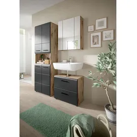 xonox.home Badmöbel-Set Nox Oak 3-tlg. Braun