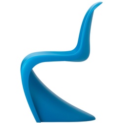 Vitra Freischwinger Panton Chair blau, Designer Verner Panton, 86x50x61 cm