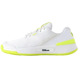Wilson Intrigue PRO OZ Tennisschuh, White/Safety Yellow/Navy Blazer, 38 2/3 EU