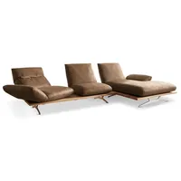 KOINOR Ecksofa Marilyn Mikrofaser Braun
