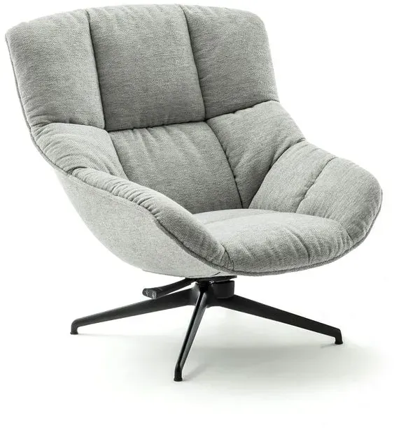 RAUM.FREUNDE Sessel Unn Stoff Light Grey