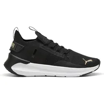 Puma Softride Symmetry Fuzion WN's, Weiblich Straßen-Laufschuh, PUMA Black-PUMA Gold,