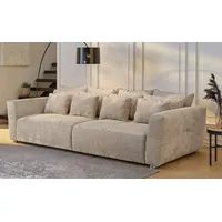 Jockenhöfer Big-Sofa GRUPPE Gulliver 298x137 cm Chenille beige/beige grau/beige grau