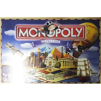 Hasbro Parker Monopoly Weltreise berühmte Sehenswürdigkeiten der Welt