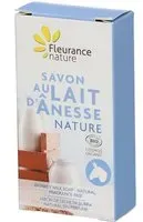 Fleurance nature Savon au Lait d'Ânesse Nature Bio 100 g