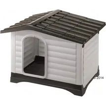 Ferplast Hundehütte 73 x 59 x 53 cm Kunststoff Grau