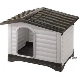 Ferplast Hundehütte 73 x 59 x 53 cm Kunststoff Grau