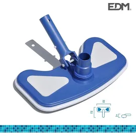 EDM Manueller Poolreiniger Classic 29x24x4cm Blau