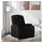 vidaXL Relaxsessel 88 x 97 x 88 cm Schwarz mit Liegefunktion