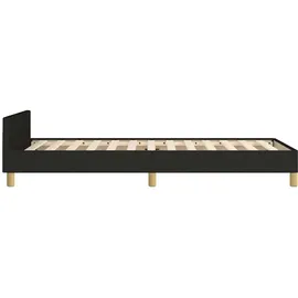 vidaXL 100 x 200 cm Schwarz