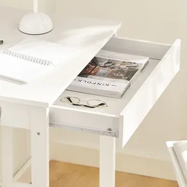 SoBuy Eckschreibtisch FWT43 Weiß