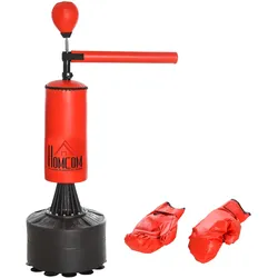 HOMCOM Standboxsack Kunstleder, EPE, HDPE