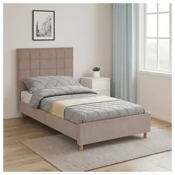 HTI-Living Einzelbett mit Polsterkopfteil Olia Komfort und Stil für Ihr Gästezimmer