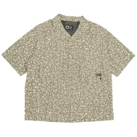 Salty Crew Kurzarmhemd kariert Lb Khaki M