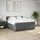 vidaXL Boxspringbett 180 x 200 cm Dunkelgrau