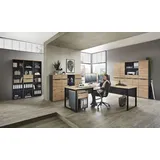 Innostyle Aktenschrank Memphis Holzoptik Eiche Artisan / Graphit