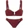 LASCANA Bandeau-Bikini Damen Rot 38 Cup A/B