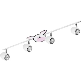 SPOT LIGHT Deckenleuchte "Rubby", weiß, B:81,00cm H:14,50cm T:14,50cm, Lampen, Deckenleuchte aus Metall für das Kinderzimmer, Kinderlampe