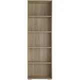 Tectake tectake® Bücherregal Lexi 5 Fächer 60x30x190cm 1