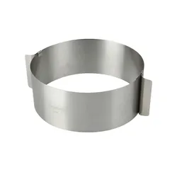 Dr. Oetker Tortenring  Kitchen tools stainless steel , silber , Edelstahl , Maße (cm): H: 8  Ø: 30