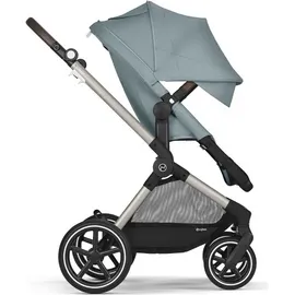 Cybex EOS Lux Kinderwagen 2-in-1, Reisesystem, Ab Geburt bis 22 kg (ca. 4 Jahre), Stormy Blue