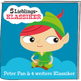 tonies Hörbuch Peter Pan und 4 weitere Klassiker