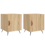 vidaXL Nachtschrank Sonoma-Eiche 40 x 40 x 50 cm Braun