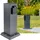 ChiliTec Gartensteckdose IP44 Anthrazit 2 St.