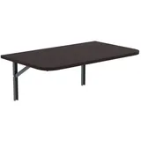 AKKE Klapptisch, Wandklapptisch mit abgerundete Ecken für Küche Kinderzimmer klappbar 40 cm x 70 cm