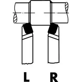 Wilke Zerspanungstechnik GmbH WILKE Drehmeissel HM DIN4971 links 32x32x170mm P25/30