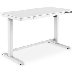 DIGITUS Elektrisch höhenver. Schreibtisch mit USB-Ladestation und Schublade