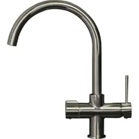 Bietal® BT-504 5-Wege C-Auslauf Edelstahl Optik