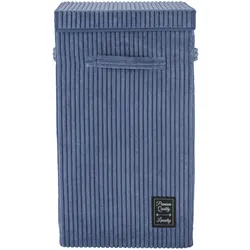 WENKO Wäschekorb Cora Polyester Blau