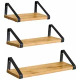 OEM Wandboard 40 x 12 x 11 cm Eiche/Schwarz