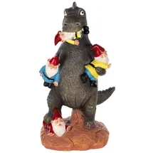 BIRENDY Figur, Dinosaurier, Zwerg, Gartenzwerg Gartenwichtel Deko Zwerg Wichtel (NF36729-40cm)