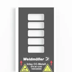 Weidmüller Inlay INLAY SFX-M 12/40
