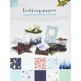 Folia Geschenkpapier Lieblingspapiere Winter mehrfarbig, 70,0 cm