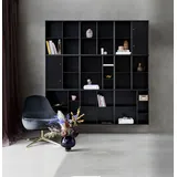 Hammel Furniture Mistral Kubus Bücherregal 207 x 27 x 207 cm Schwarz