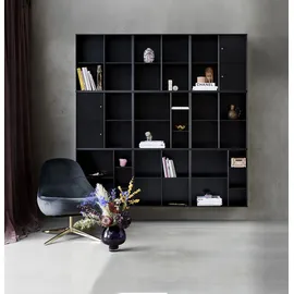 Hammel Furniture Mistral Kubus Bücherregal 207 x 27 x 207 cm Schwarz
