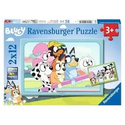 Spaß mit Bluey - Puzzle - 2 x 12 Teile