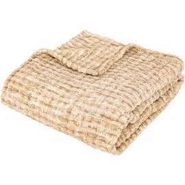 atmosphera createur d ́interieur Fleecedecke 125 x 150 cm Beige