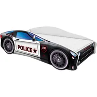 ACMA Kinderbett Autobett Auto Junior mit Lattenrost und Matratze 140x70 160x80 180x80 (140x70, 3)