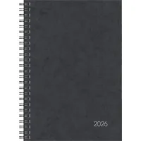 Brunnen Buchkalender 796 A5, Karton, schwarz