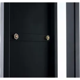 CLP Kaminholzständer Spark Metall schwarz-matt 25 x 25 x 120 cm