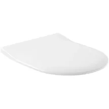 Villeroy & Boch Subway WC-Sitz Slimseat mit Absenkautomatik, abnehmbarer Toilettensitz aus Edelstahl, SoftClosing Funktion weiß
