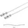 S-Impuls RJ45 Flachkabel m. Cat 7 Rohkabel slim weiß 10m