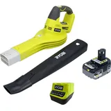 Ryobi OBL1820S Akku Laubbläser 18 V 245 km/h + 1x Akku 5,0 Ah + Ladegerät